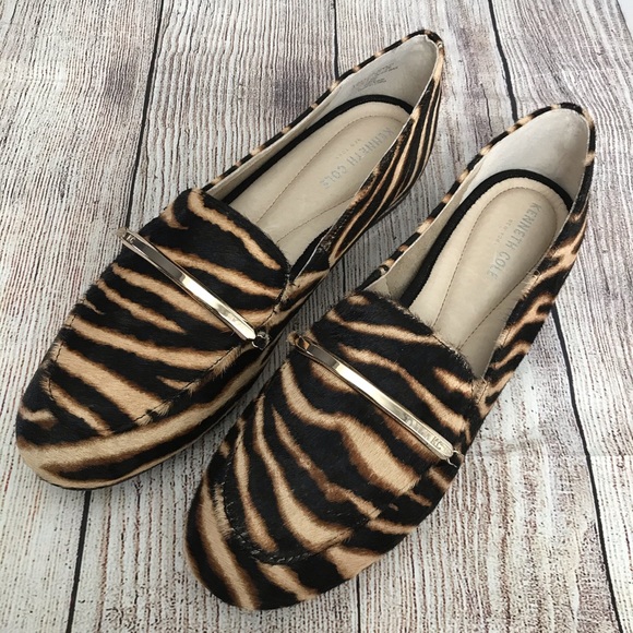 Kenneth Cole Zebra Print Ballet Flat